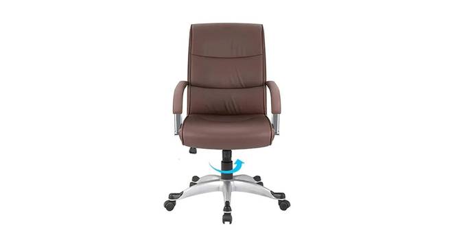 Kandie Office Chair (Brown) by Urban Ladder - Front View Design 1 - 376018