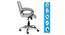Seldon Office Chair (Grey) by Urban Ladder - Rear View Design 1 - 376029