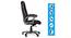 Jerrod Office Chair (Black) by Urban Ladder - Rear View Design 1 - 376031