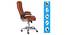 Meade Office Chair (Brown) by Urban Ladder - Design 1 Side View - 376040