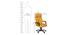 Kaniesha Office Chair (Yellow) by Urban Ladder - Design 1 Dimension - 376054