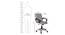 Seldon Office Chair (Grey) by Urban Ladder - Design 1 Dimension - 376055