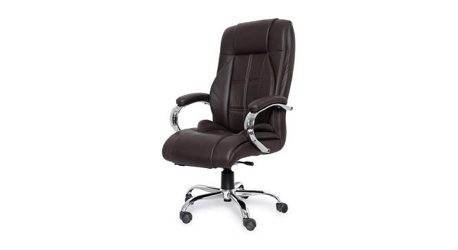 Terilynn Office Chair (Black Leatherette) by Urban Ladder - Cross View Design 1 - 376079