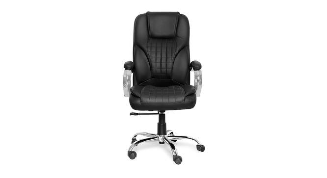 Wilom Office Chair (Black Leatherette) by Urban Ladder - Cross View Design 1 - 376083