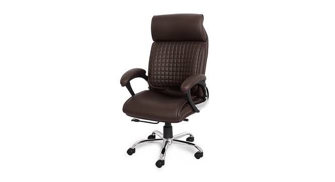 Whitnie Office Chair (Chocolate) by Urban Ladder - Cross View Design 1 - 376085
