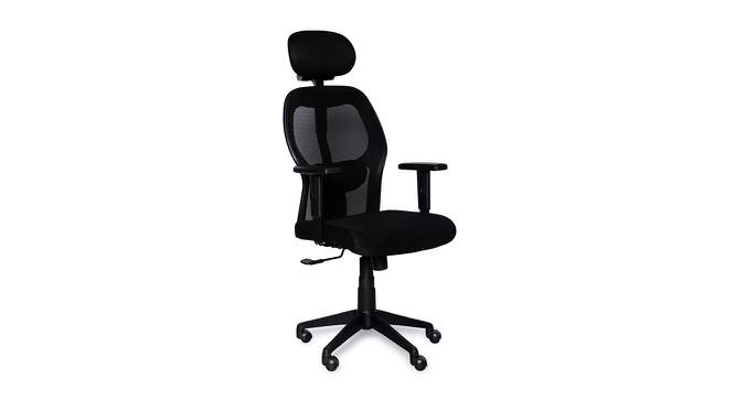 Shadd Office Chair (Black) by Urban Ladder - Cross View Design 1 - 376090