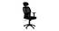Shadd Office Chair (Black) by Urban Ladder - Cross View Design 1 - 376090