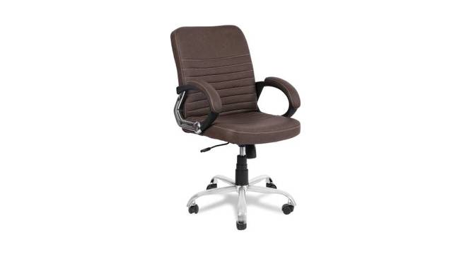 Stevyn Office Chair (Brown) by Urban Ladder - Cross View Design 1 - 376094