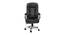 Wilkinson Office Chair (Black Leatherette) by Urban Ladder - Front View Design 1 - 376098