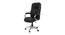 Wilom Office Chair (Black Leatherette) by Urban Ladder - Front View Design 1 - 376101