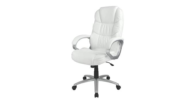 Sharmaine Office Chair (White) by Urban Ladder - Front View Design 1 - 376110