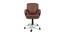 Sidnie Office Chair (Coffee Brown) by Urban Ladder - Front View Design 1 - 376111