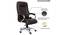 Terilynn Office Chair (Black Leatherette) by Urban Ladder - Rear View Design 1 - 376115