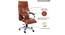 Yule Office Chair (Brown) by Urban Ladder - Rear View Design 1 - 376118
