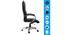Shawnna Office Chair (Black) by Urban Ladder - Design 1 Side View - 376131