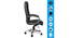 Wilkinson Office Chair (Black Leatherette) by Urban Ladder - Design 1 Side View - 376134