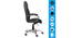 Wilom Office Chair (Black Leatherette) by Urban Ladder - Design 1 Side View - 376137