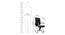 Tamlyn Office Chair (Black Leatherette) by Urban Ladder - Design 1 Dimension - 376148