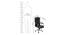 Wilkinson Office Chair (Black Leatherette) by Urban Ladder - Design 1 Dimension - 376150