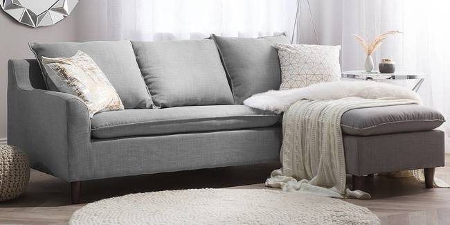 Imola Fabric Sectional Sofa - Light Grey (None Standard Set - Sofas, Light Grey, Fabric Sofa Material, Regular Sofa Size, Sectional Sofa Type, Regular Cushion Type, Interchangeable Sectional Sofa Custom Set - Sofas)