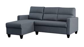 Echo Fabric Sectional Sofa - Blue