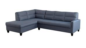 Shelby Fabric Sectional Sofa - Blue