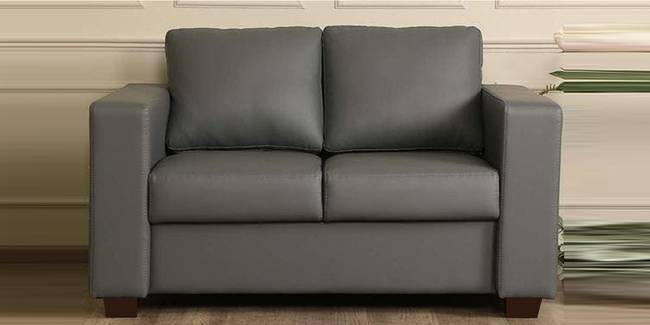 Arlington Leatherette sofa - Grey (Grey, 2-seater Custom Set - Sofas, None Standard Set - Sofas, Leatherette Sofa Material, Regular Sofa Size, Regular Sofa Type)