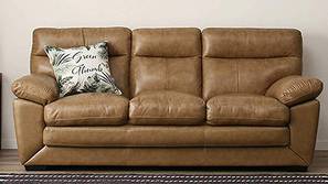 Gaskarth Leatherette sofa - Cream