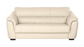 Harley Leatherette sofa - Cream