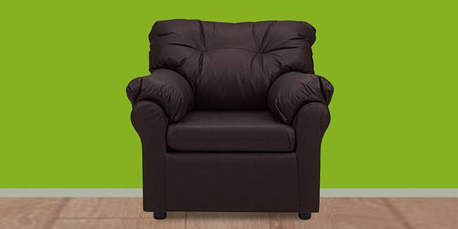 Oakland Leatherette sofa - Brown (Brown, 1-seater Custom Set - Sofas, None Standard Set - Sofas, Leatherette Sofa Material, Regular Sofa Size, Regular Sofa Type)