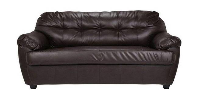 Sheba Leatherette sofa - Brown (Brown, None Custom Set - Sofas, 3-1-1 Set Standard Set - Sofas, Leatherette Sofa Material, Regular Sofa Size, Regular Sofa Type)