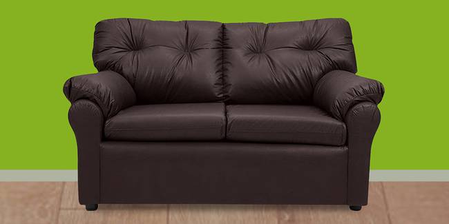 Sacramento Leatherette sofa - Brown (Brown, 2-seater Custom Set - Sofas, None Standard Set - Sofas, Leatherette Sofa Material, Regular Sofa Size, Regular Sofa Type)