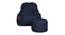Petula Bean Bag (Blue, with beans Bean Bag Type) by Urban Ladder - Front View Design 1 - 377125