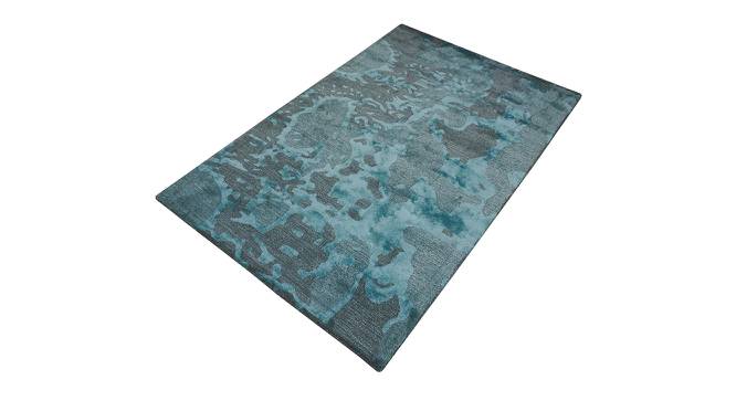 Thea Rug (Blue, Rectangle Carpet Shape, 120 x 180 cm  (47" x 71") Carpet Size) by Urban Ladder - Design 1 Side View - 377132