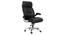 Haylan Office Chair (Black Leatherette) by Urban Ladder - Front View Design 1 - 377136