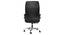 Haylan Office Chair (Black Leatherette) by Urban Ladder - Design 1 Side View - 377140