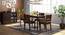 Cabalo (Leatherette) Dining Chairs - Set of 2 (Black, Dark Walnut Finish) by Urban Ladder - Full View Design 1 - 377156