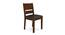 Cabalo (Leatherette) Dining Chairs - Set of 2 (Black, Dark Walnut Finish) by Urban Ladder - Cross View Design 1 - 377158