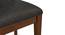 Cabalo (Leatherette) Dining Chairs - Set of 2 (Black, Dark Walnut Finish) by Urban Ladder - Zoomed Image Ground View Design 1 - 377161
