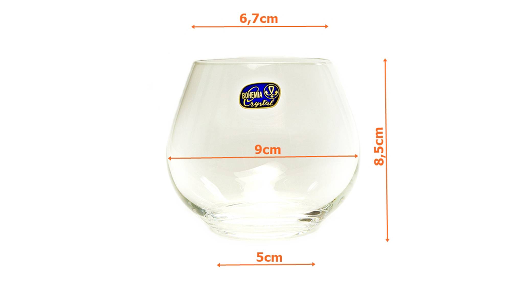 Amoroso wine glass set of 2 small transparent 5