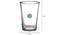 Aegean Drinking Glass Set of 6 (transparent) by Urban Ladder - Design 1 Dimension - 377213