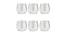 Angela Whiskey Glass Set of 6 (transparent) by Urban Ladder - Design 1 Side View - 377246