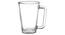 Angeles Cups Set of 6 (transparent) by Urban Ladder - Design 1 Side View - 377247