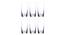 Barline Drinking Glass Set of 6 (transparent) by Urban Ladder - Design 1 Side View - 377294