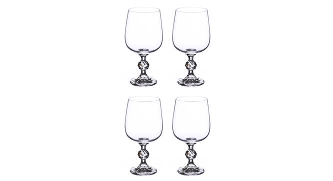 Claudia Wine Glass Set of 6 (transparent) by Urban Ladder - Cross View Design 1 - 377386