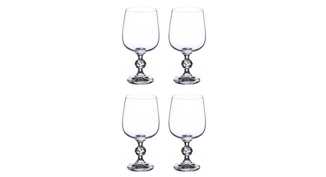 Claudia Wine Glass Set of 6 (transparent) by Urban Ladder - Cross View Design 1 - 377386