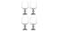 Claudia Wine Glass Set of 6 (transparent) by Urban Ladder - Cross View Design 1 - 377386