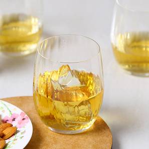 Bohemia Crystal Design Club Whiskey Glass Set of 6 (transparent, Ribbed Type)