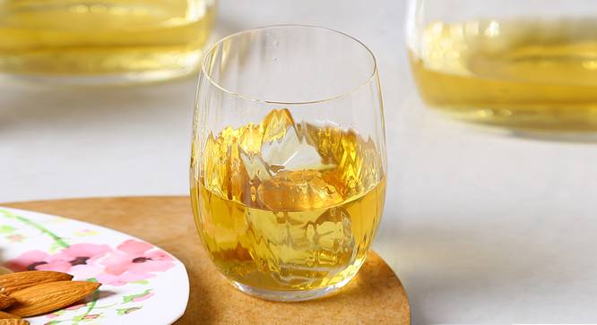 Club Whiskey Glass Set of 6 (transparent) by Urban Ladder - Design 1 Full View - 377426