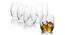 Club Whiskey Glass Set of 6 (transparent) by Urban Ladder - Cross View Design 1 - 377433